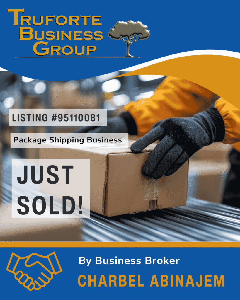Sold shipping business listing by Truforte Business Group and Charbel Abinajem.