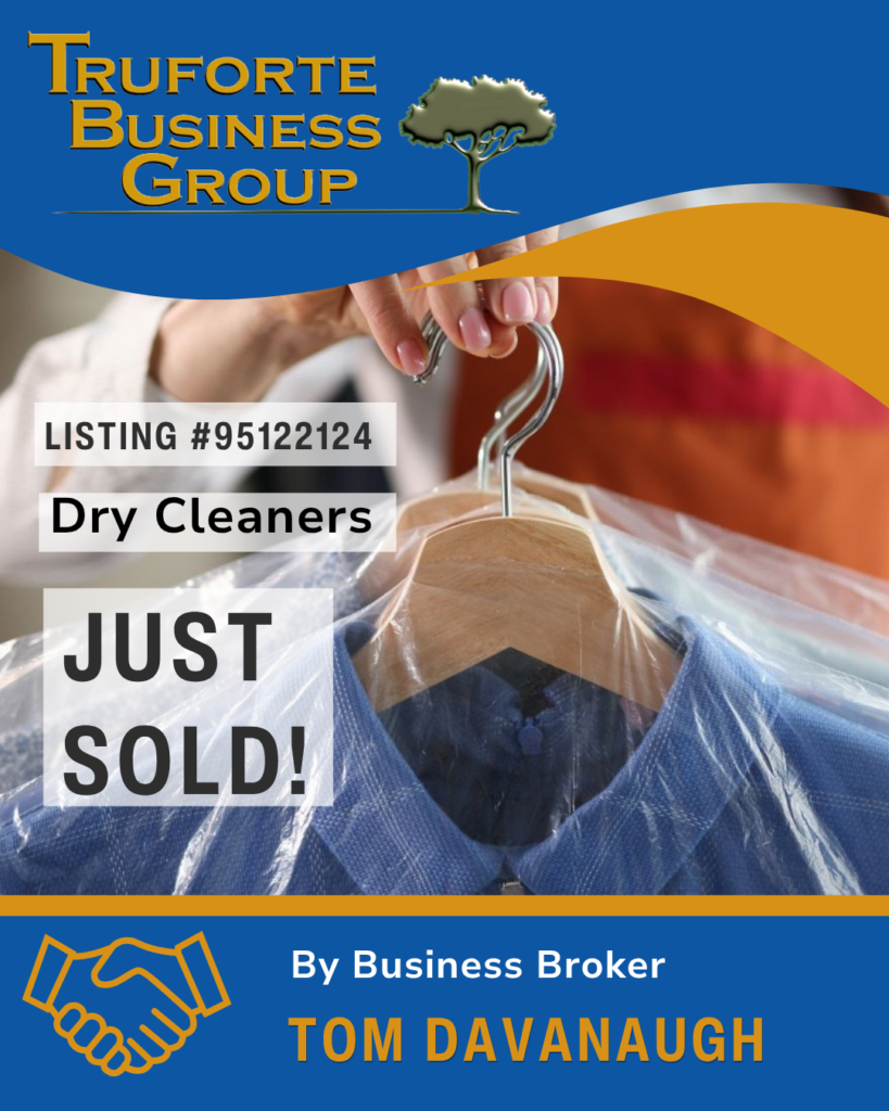 Truforte Business Group listing for recently sold dry cleaners in Southwest Florida.