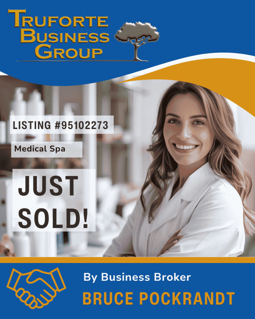 Sold medical spa business listing and successful transaction by Truforte Business Group broker.